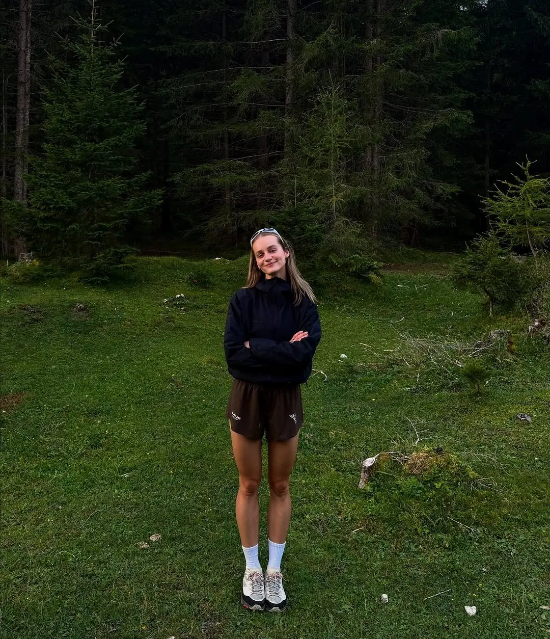 Casual sporty look for outdoor adventures