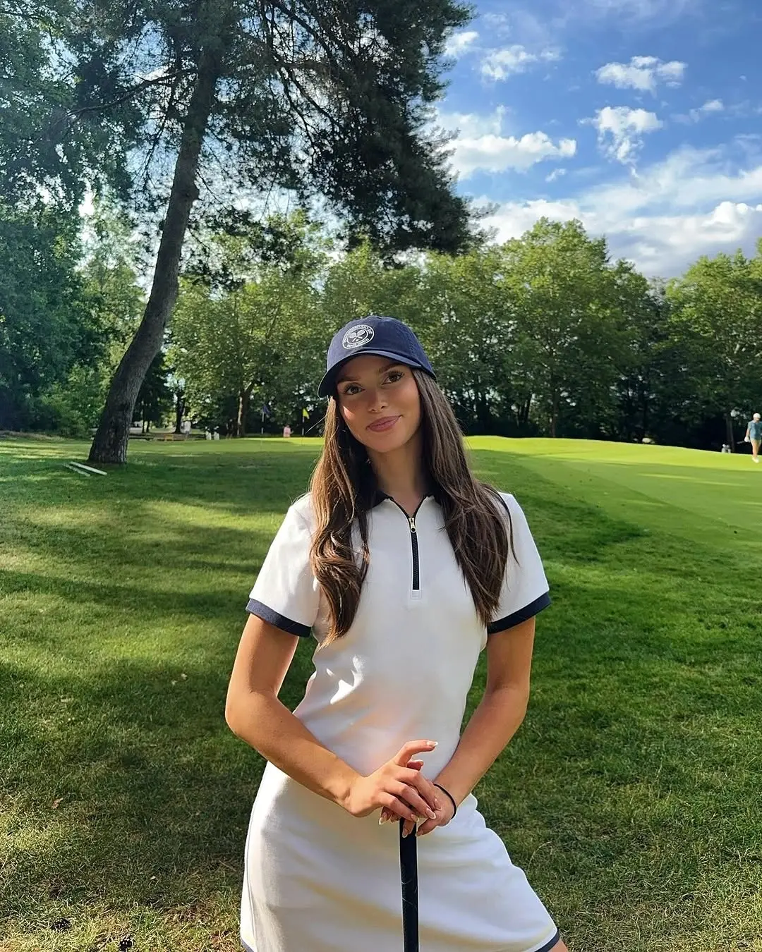 Effortlessly Chic White Golf Outfit for Women