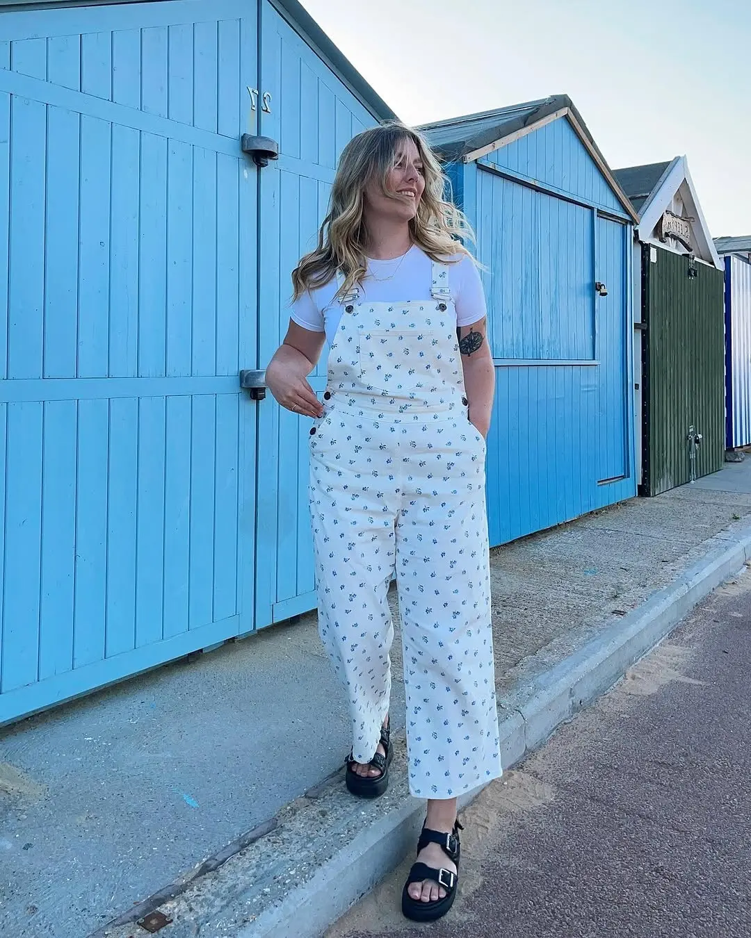 Chic Summer Vibes with Floral Overalls