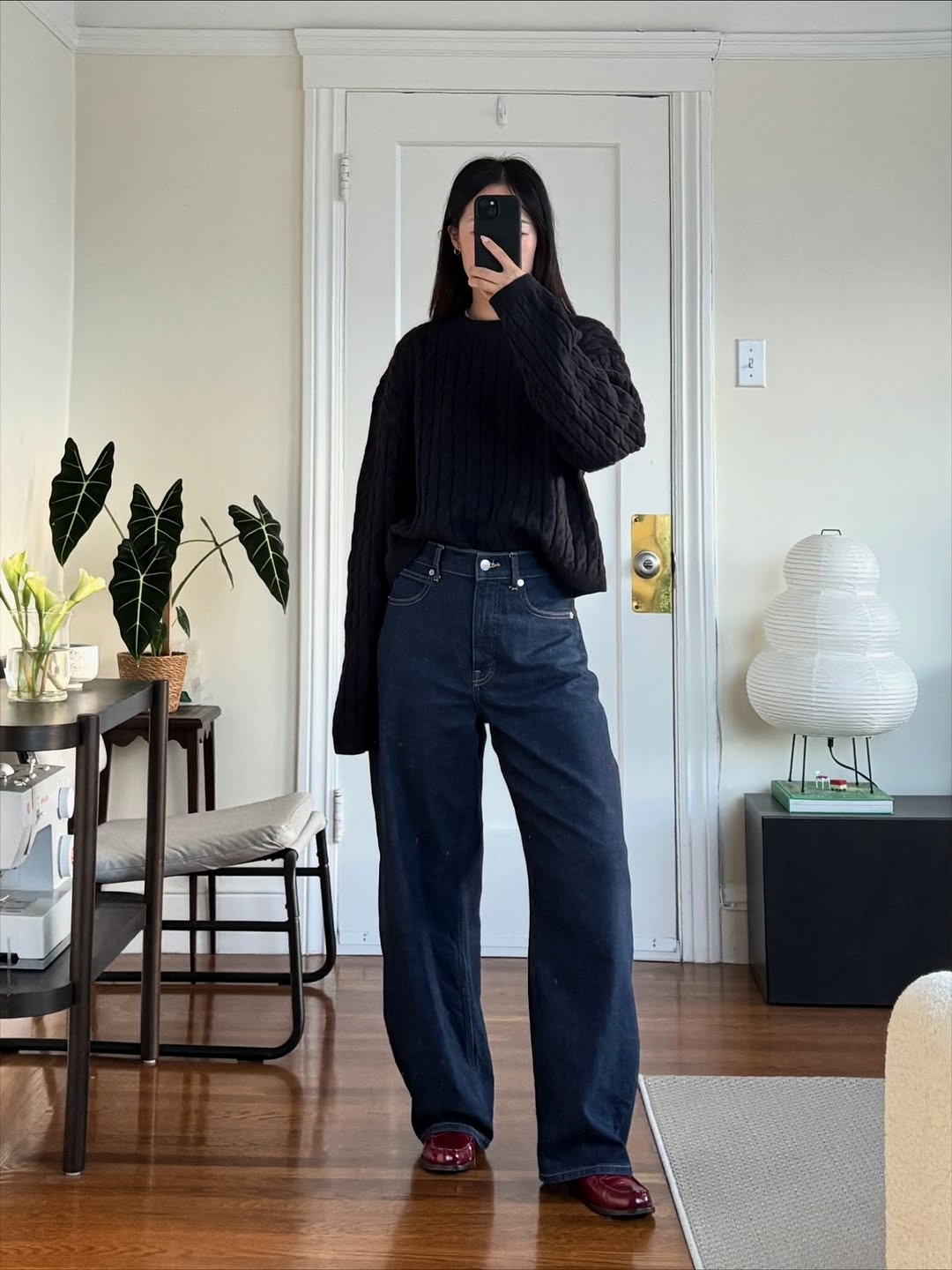 Casual chic with a cozy twist