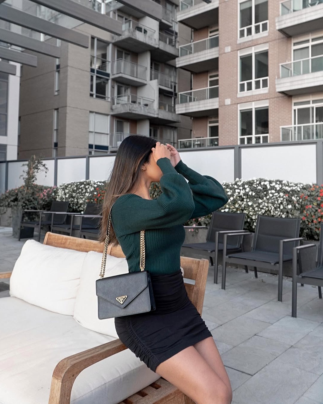 Chic sweater style for a city outing