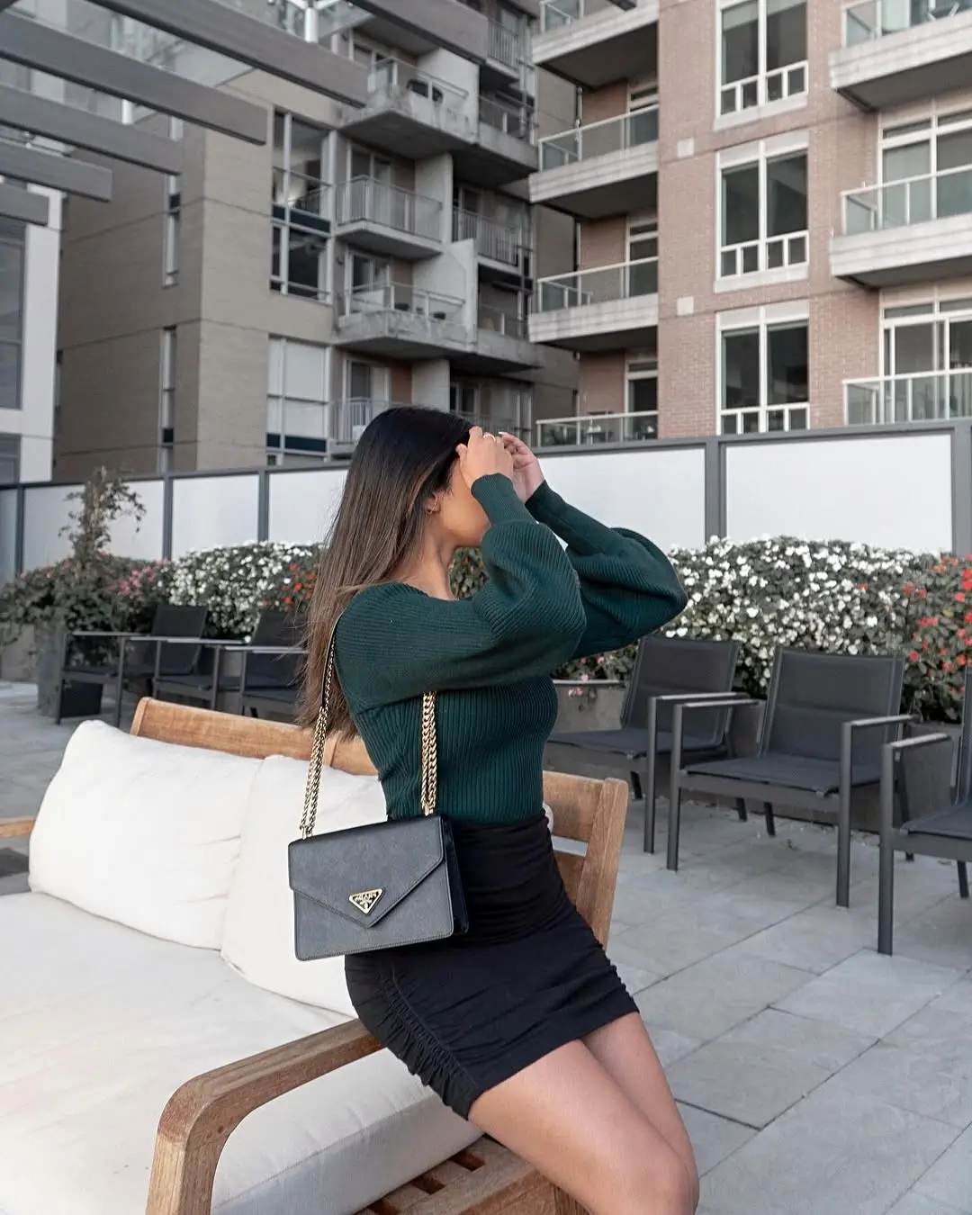Chic sweater style for a city outing