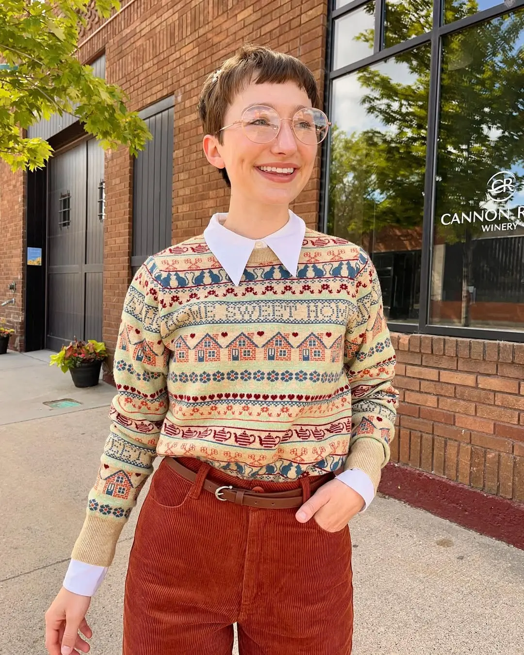 Vintage-inspired whimsical outfit perfect for fall
