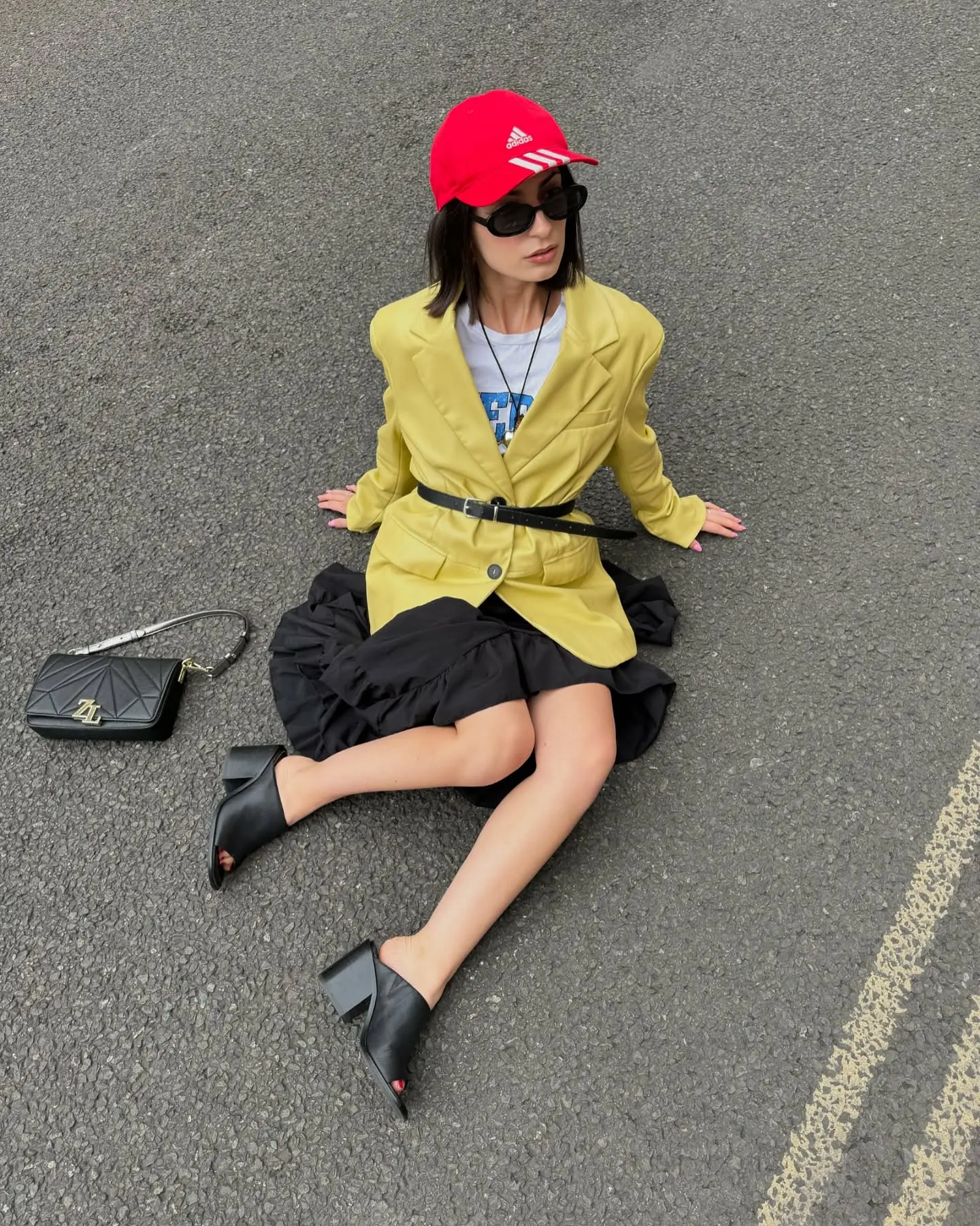 Chic Street Style with a Yellow Blazer