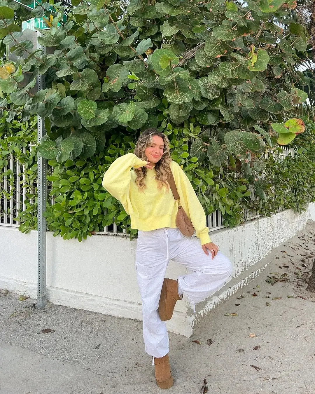 Chic and Cozy Yellow Sweater Look