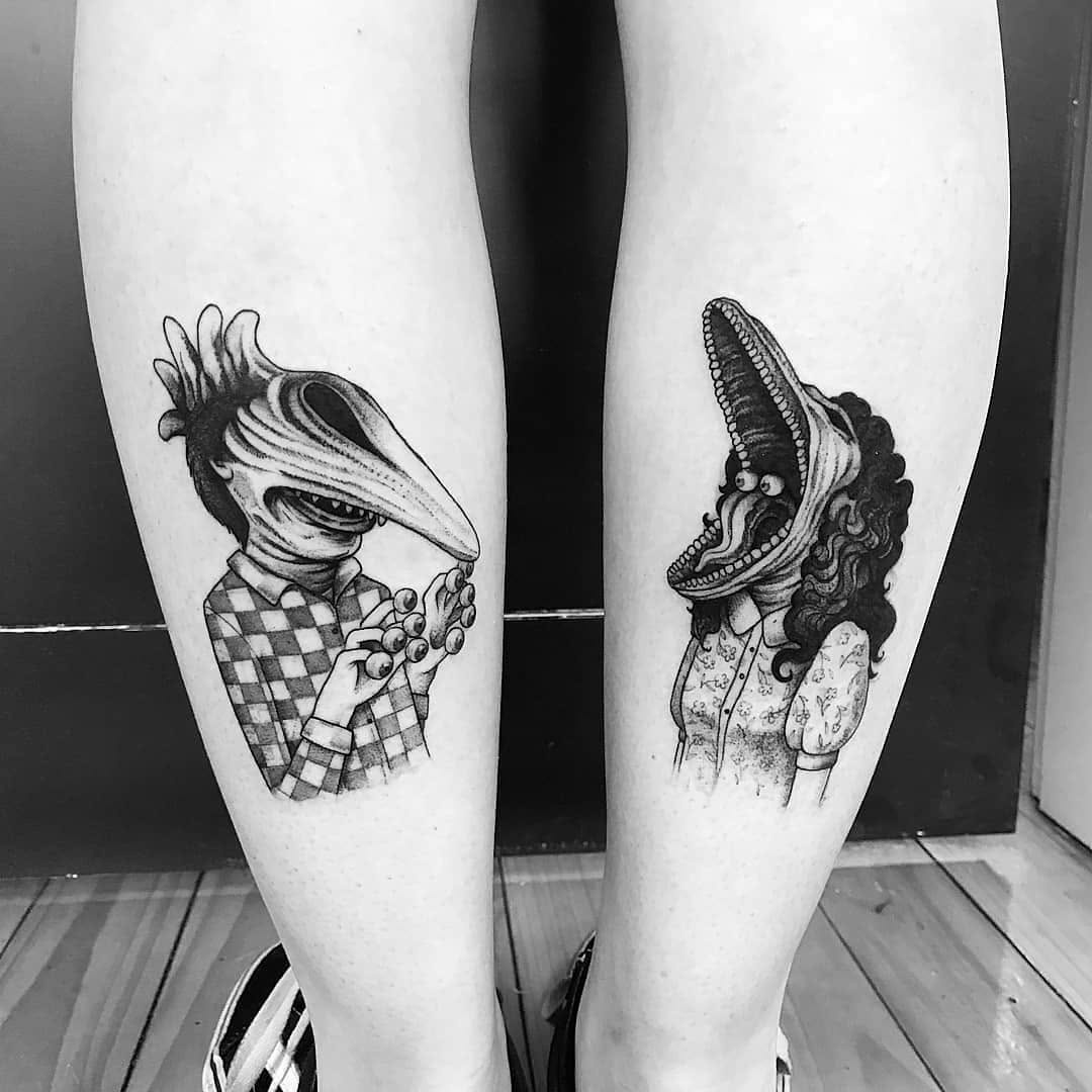 Beetlejuice characters come to life as tattoos