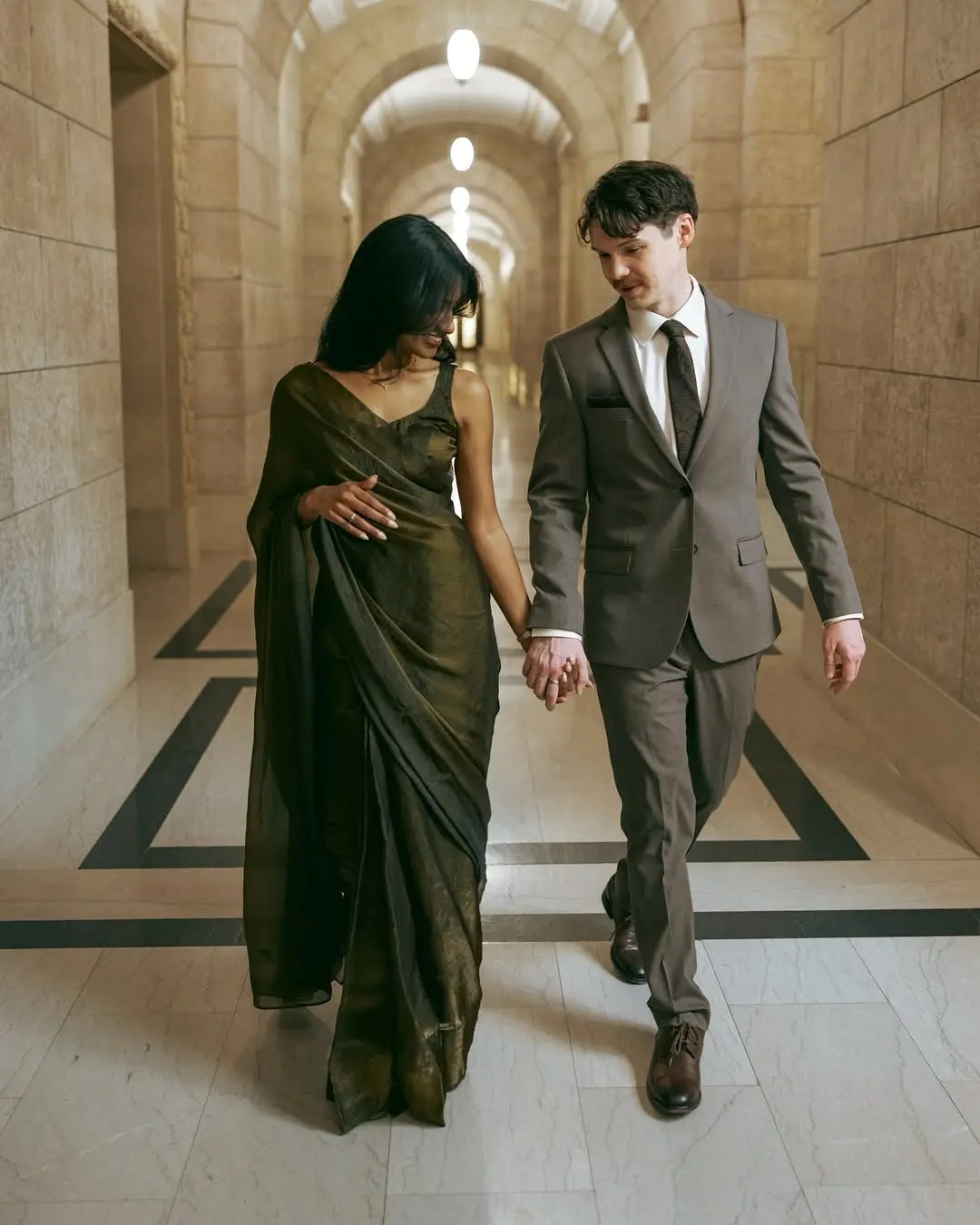 Elegant Couple in Traditional and Modern Styles