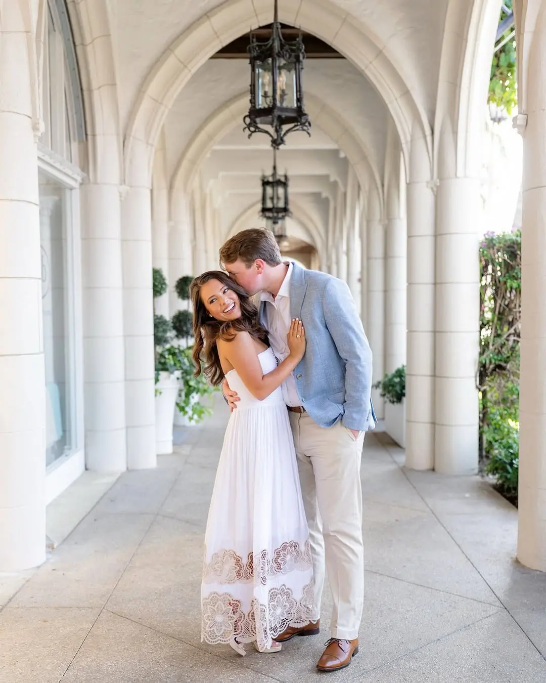 Stylish Spring Engagement Outfits for Couples