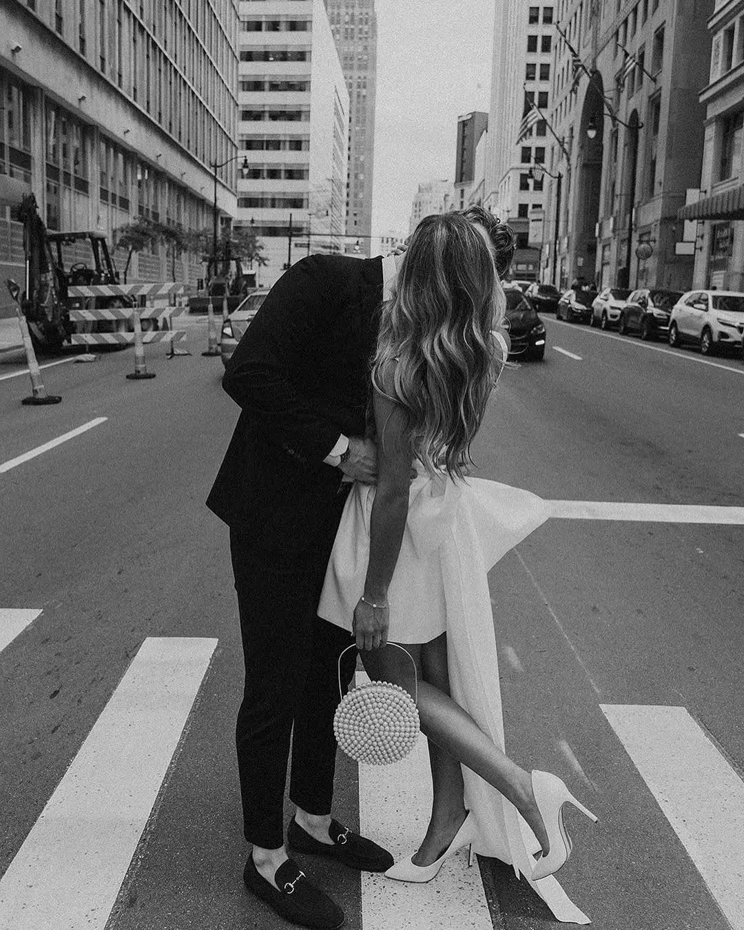 Chic Urban Couples in Elegant Attire