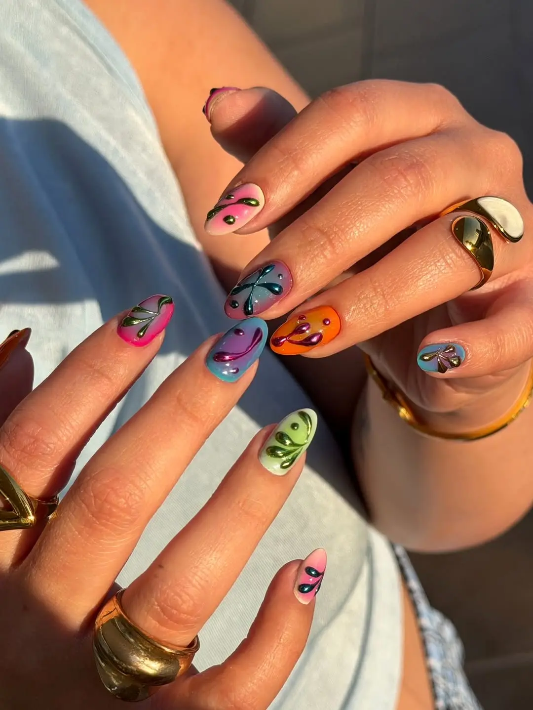 Vibrant and Artistic Nail Designs for Trendsetters