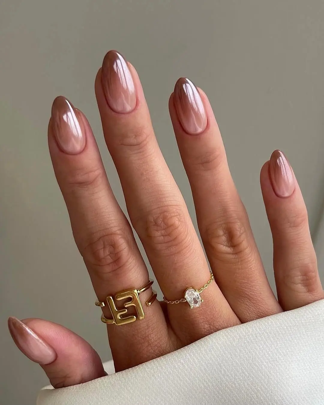 Chic ombre nail design in soft hues