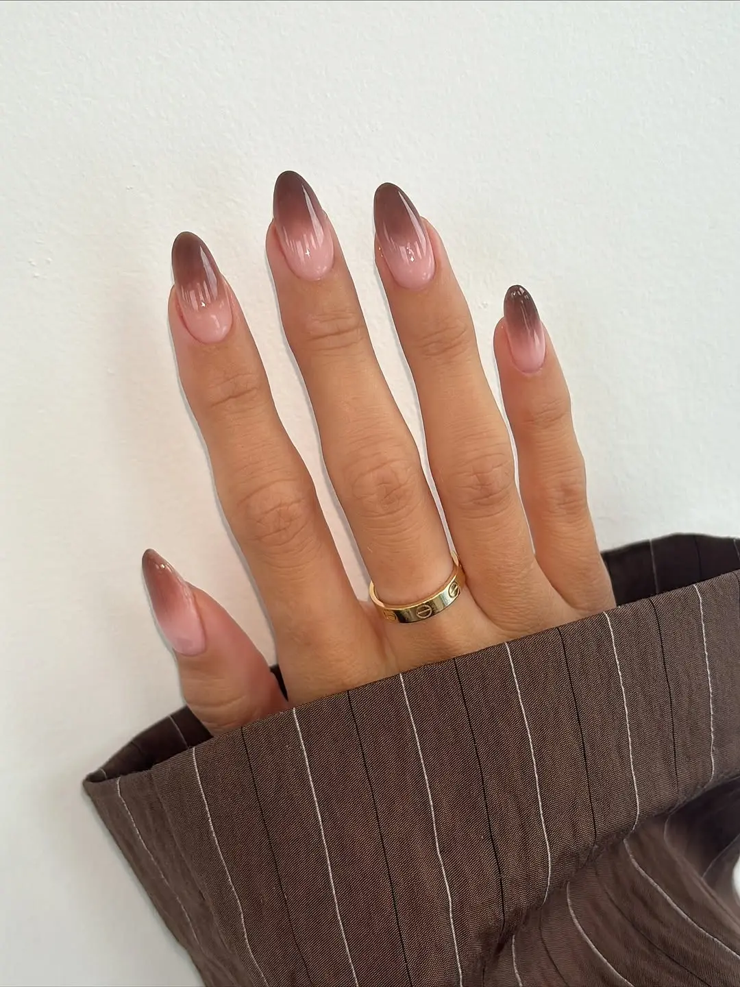 Chic ombre nails with a natural flow
