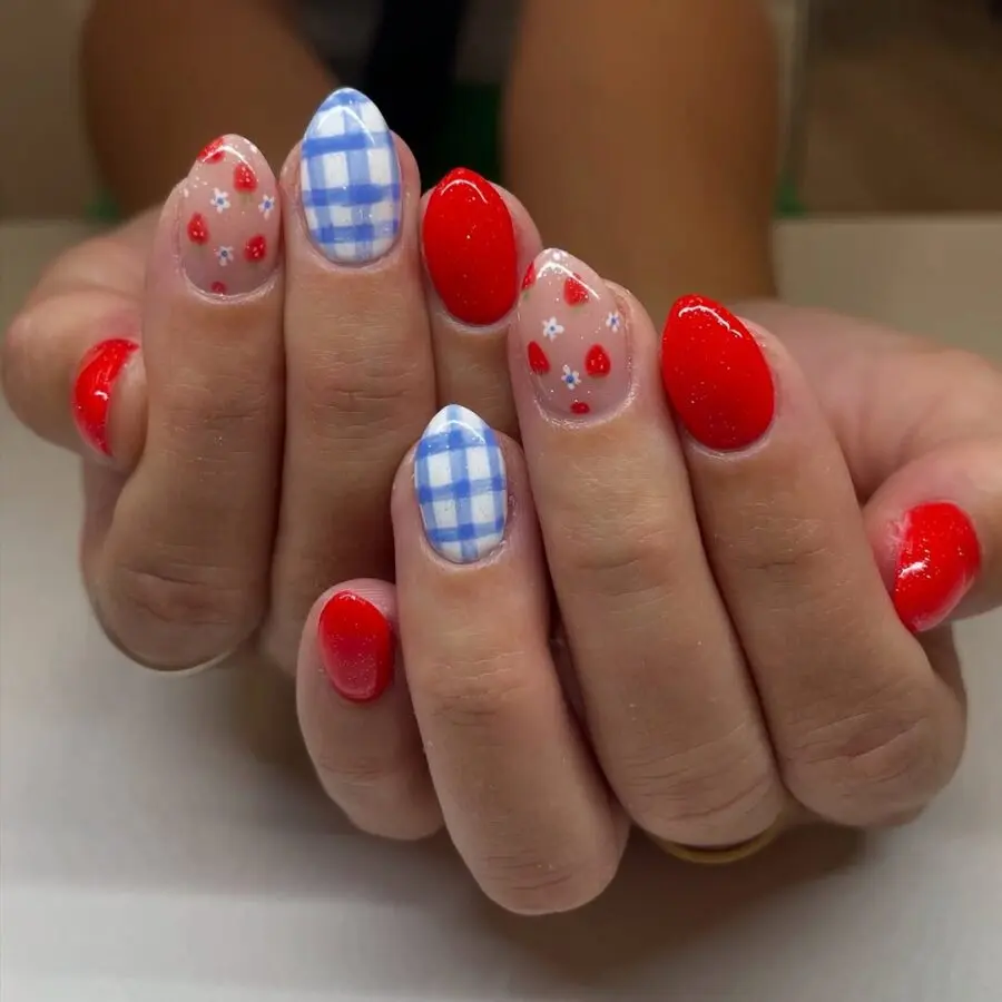 Vibrant Fourth of July Nail Designs