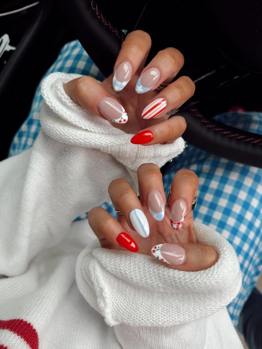 Celebrate Independence Day with festive nail art