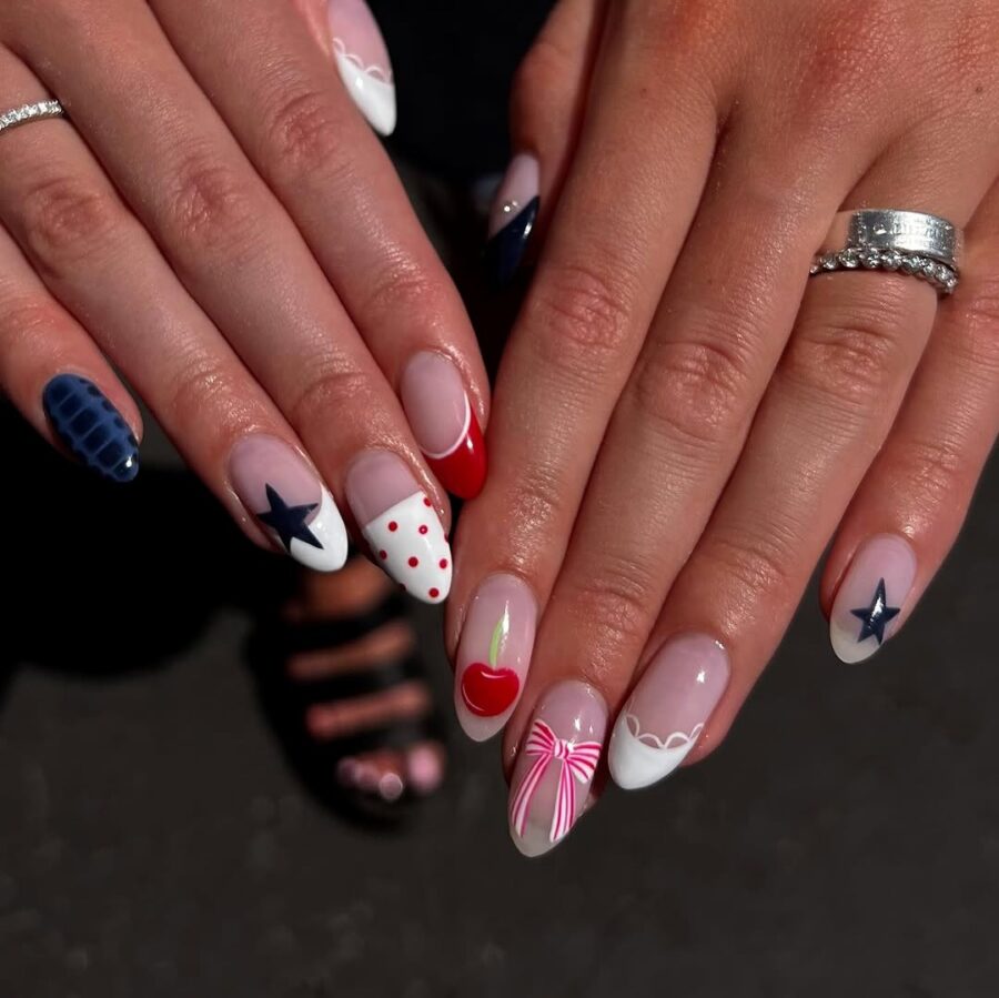 Festive and Fun 4th of July Nail Art