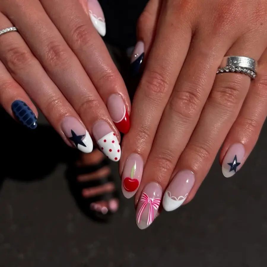 Festive and Fun 4th of July Nail Art