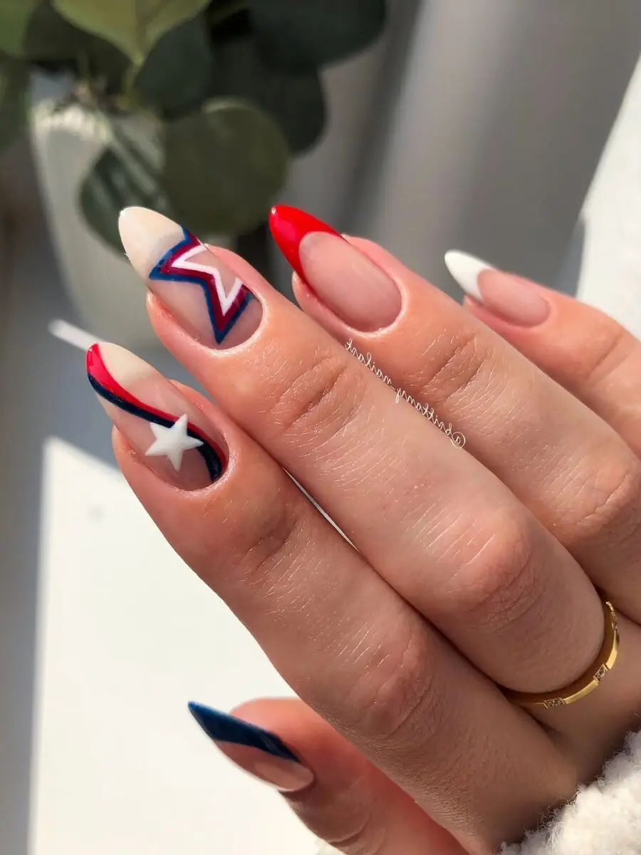 Festive nails perfect for Independence Day celebrations