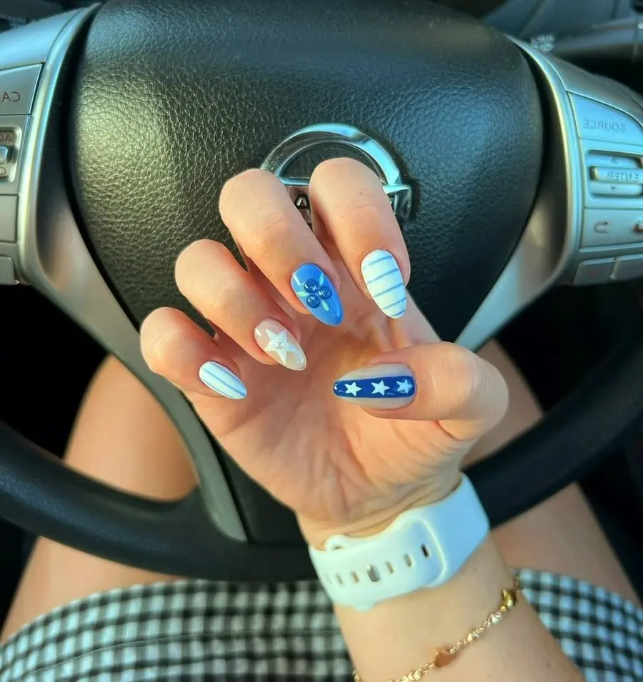 Creative 4th of July nail designs for celebrations