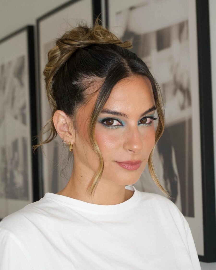 Bold Baby Blue Eye Makeup Inspiration