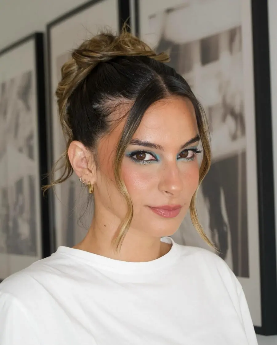 Bold Baby Blue Eye Makeup Inspiration