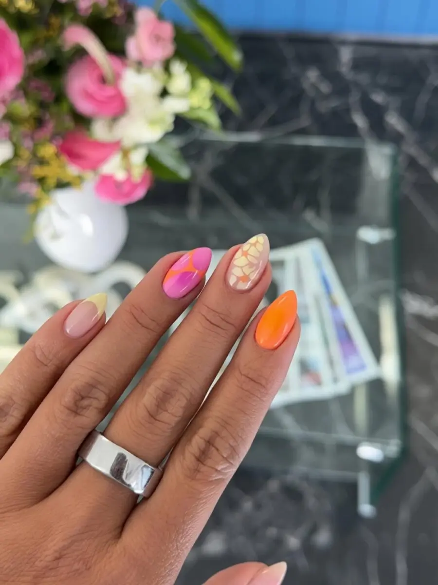 Vibrant Beach-Inspired Nail Art Designs