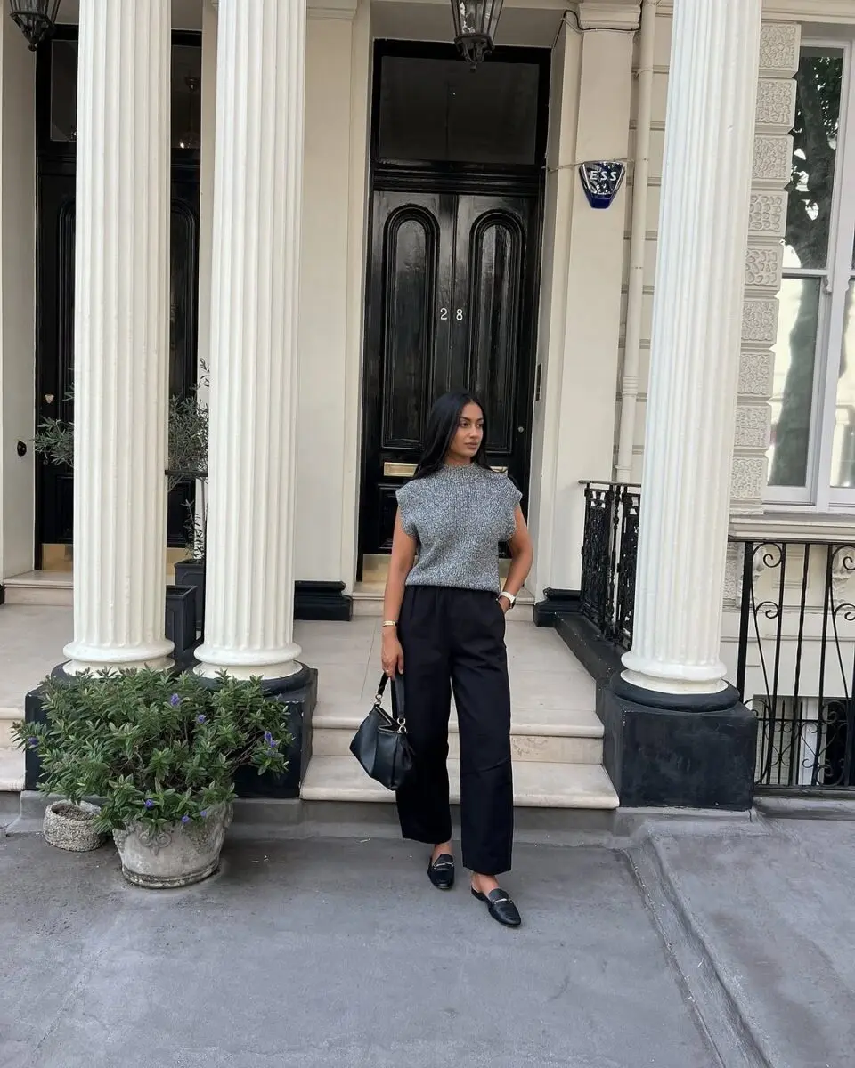 Sleek business casual look for modern professionals