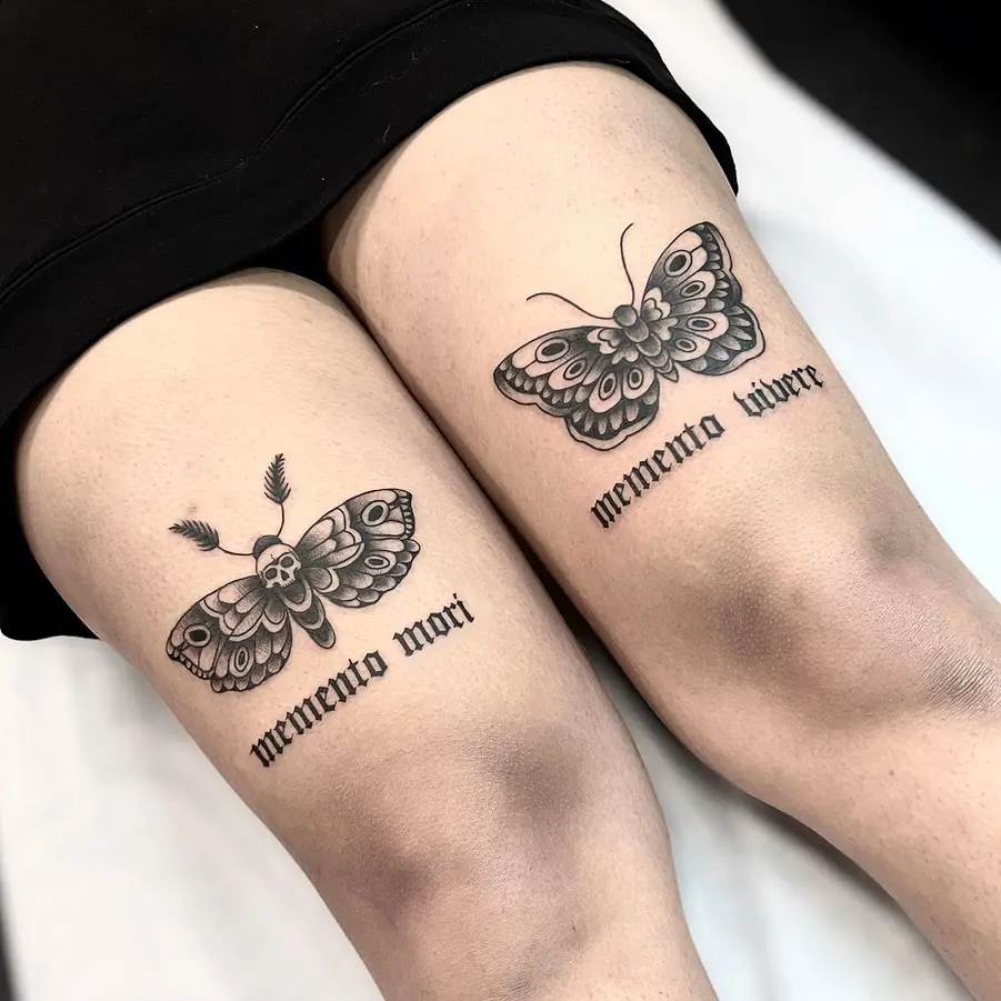 Symbolic butterflies conveying mindful messages