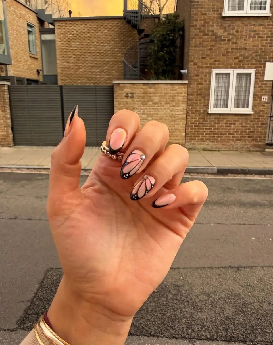 Stylish butterfly nails perfect for any occasion