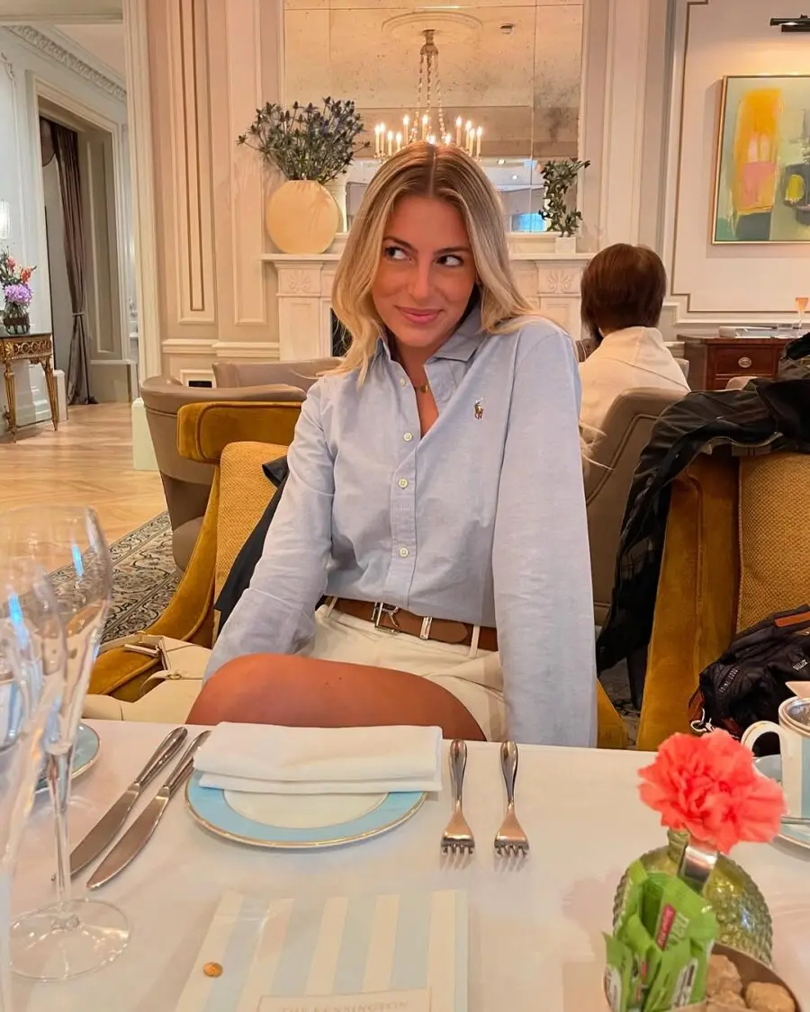 Sophisticated yet relaxed luncheon outfit inspiration