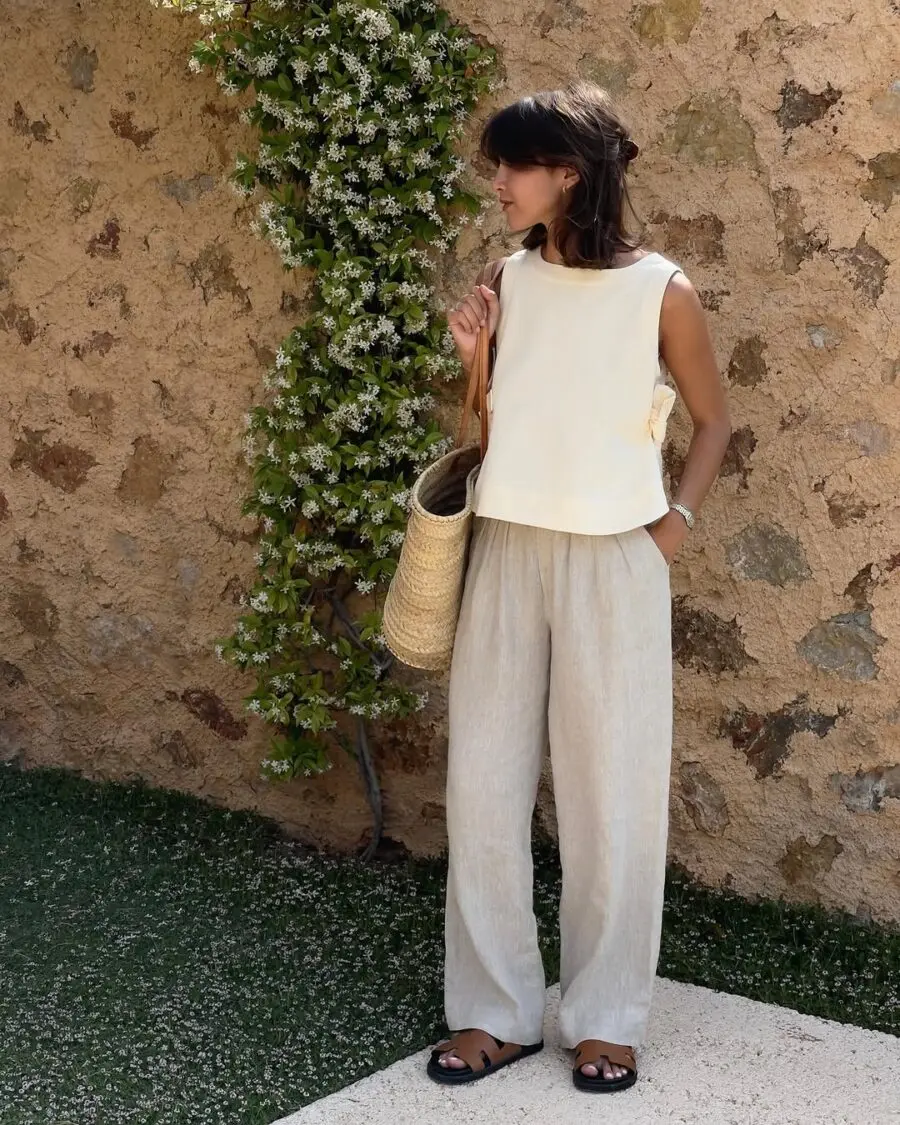Effortless style with light summer fabrics