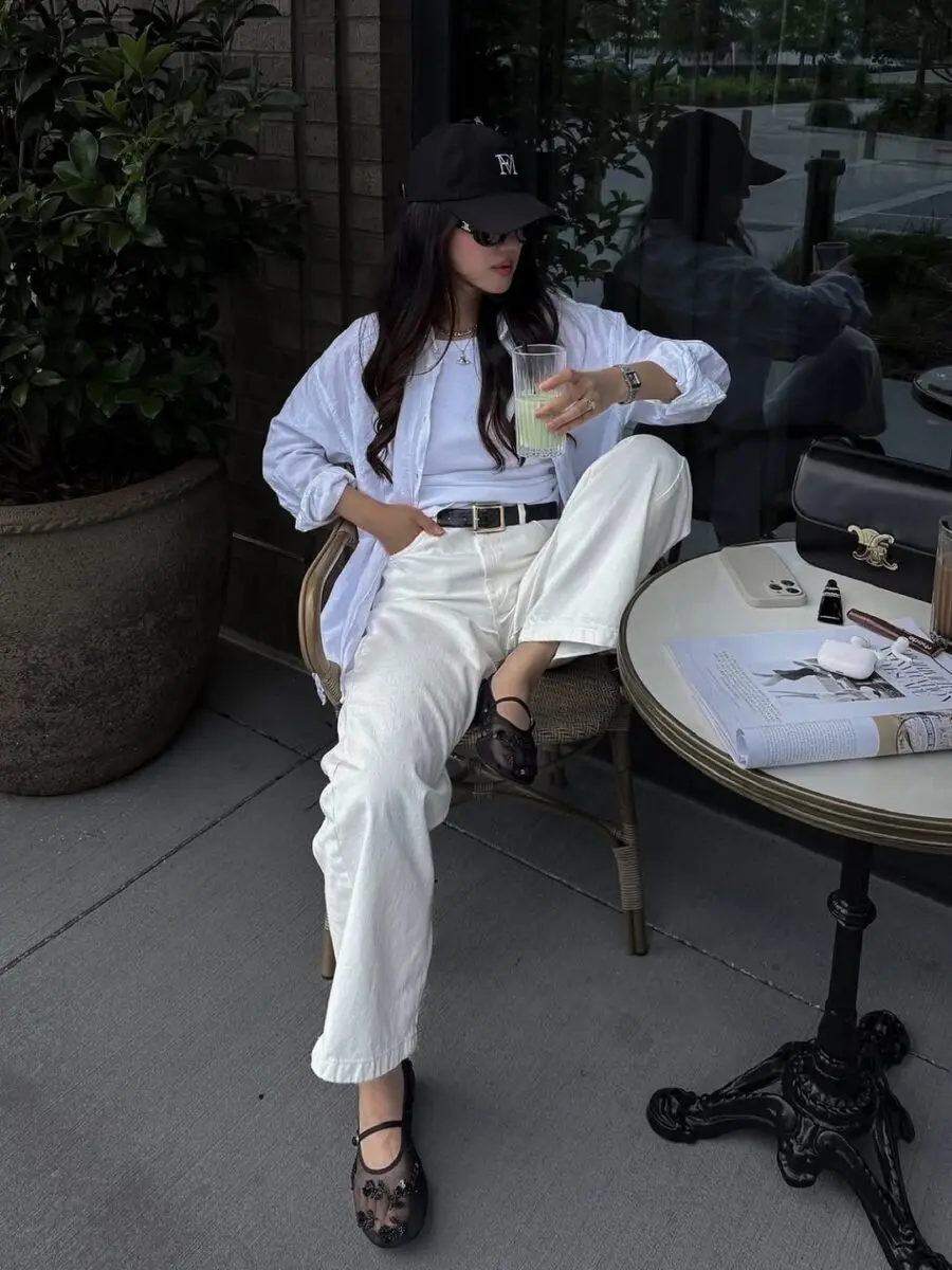 Effortlessly stylish summer casual chic look