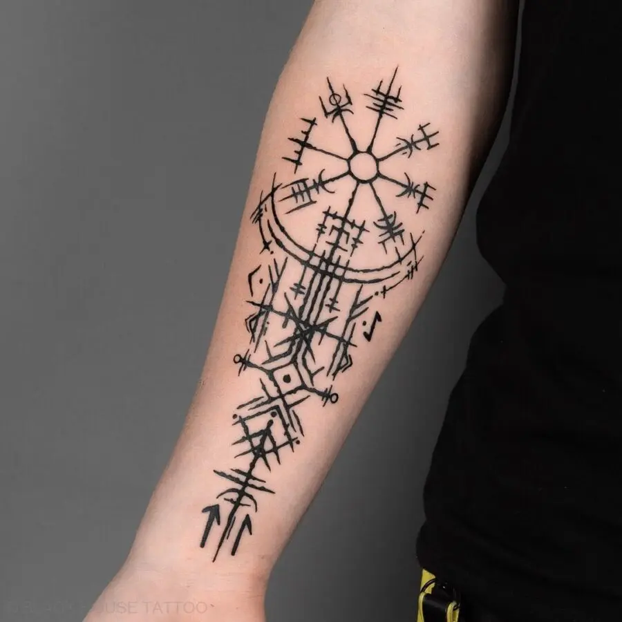 Celtic tattoo symbolizing connection to nature