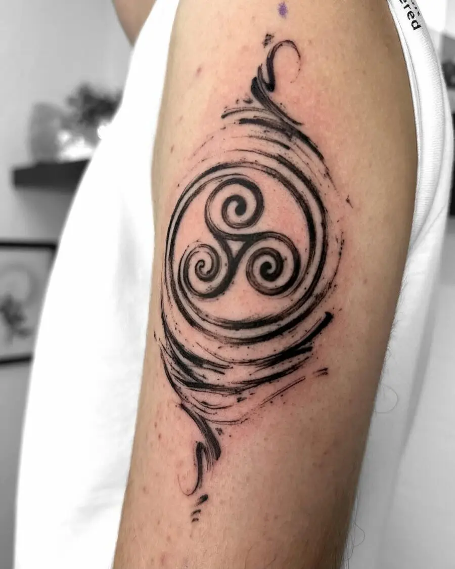 Intricate spirals embody Celtic heritage and symbolism