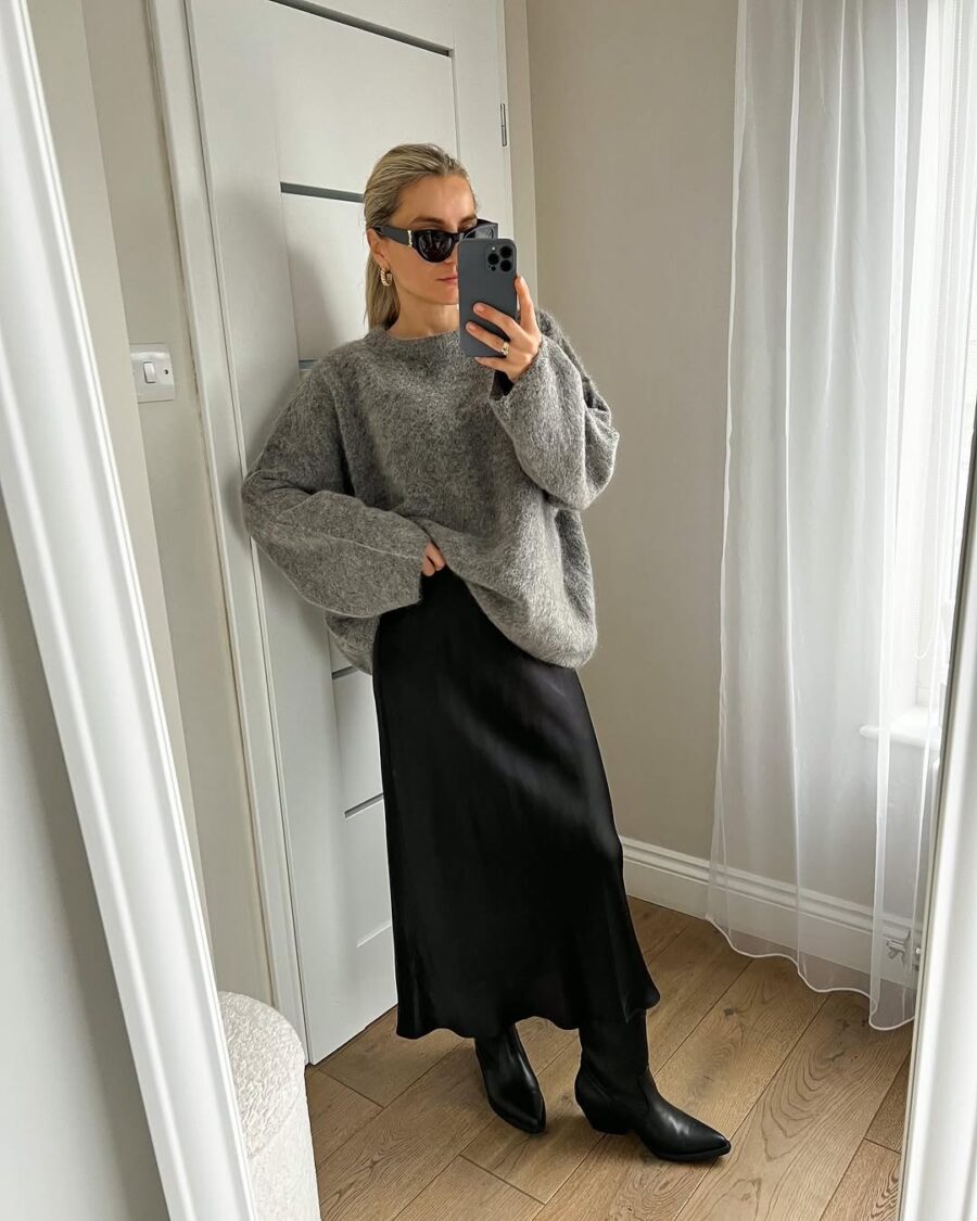 Chic and cozy Chelsea boots outfit inspiration