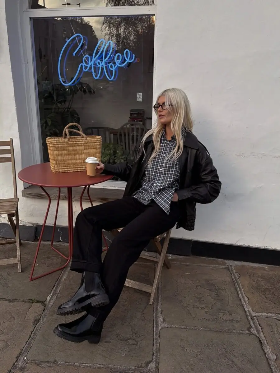 Stylish Chelsea Boots with Casual Ensemble