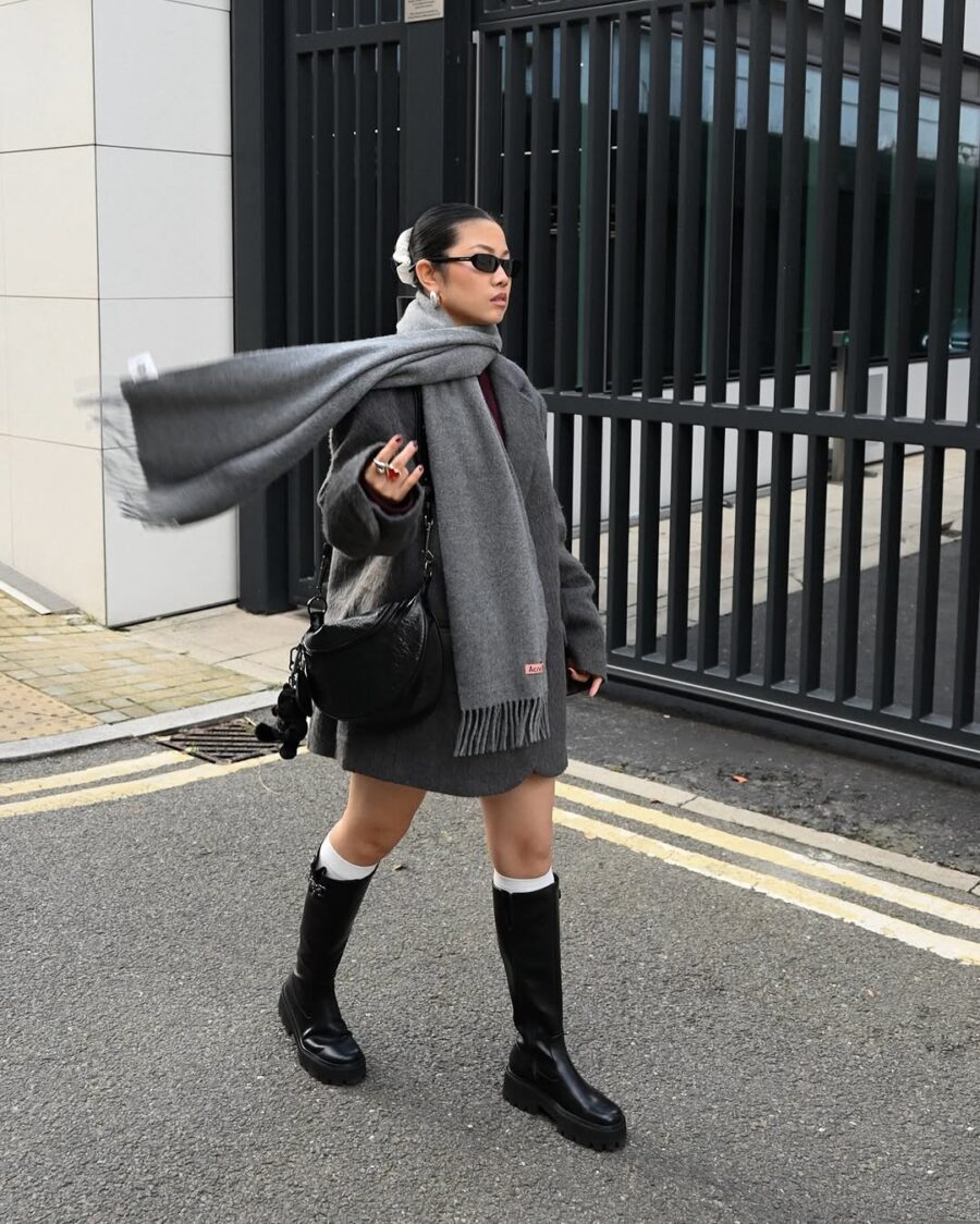 Chic Winter Look with Chelsea Boots
