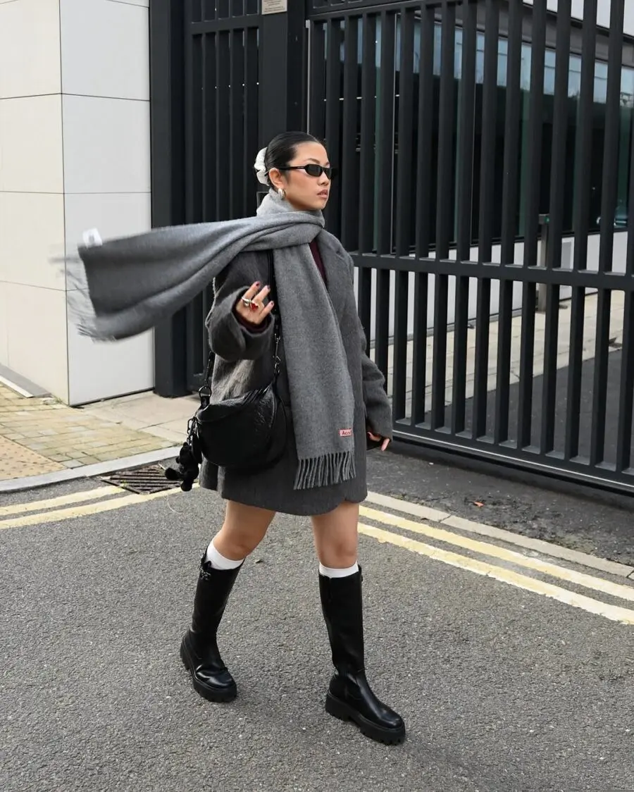Chic Winter Look with Chelsea Boots