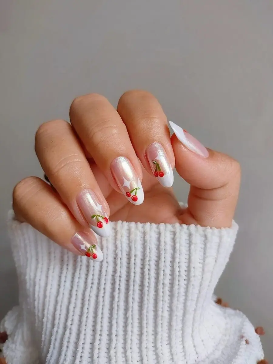 Charming Cherry Nail Art for a Fun Look