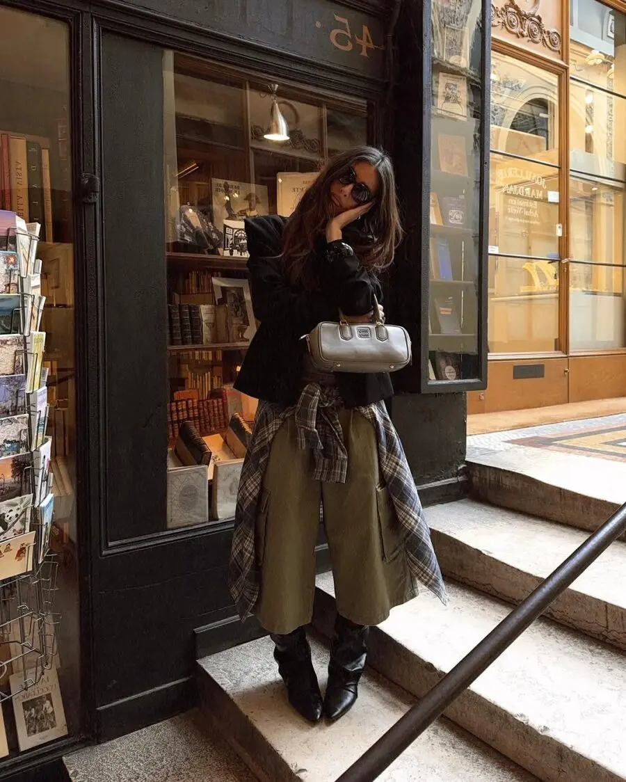 Stylish Layered Look for Rainy Days