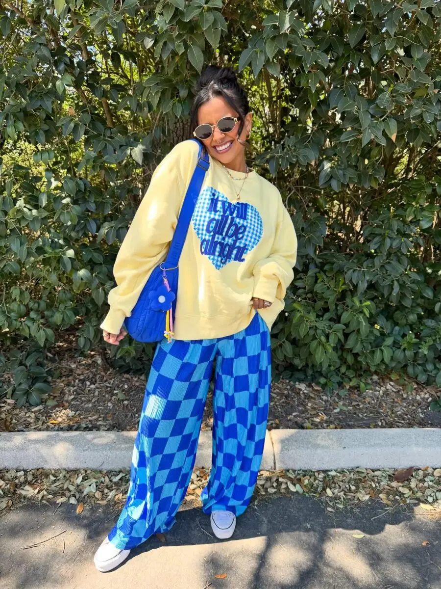 Chic and cozy street style ensemble