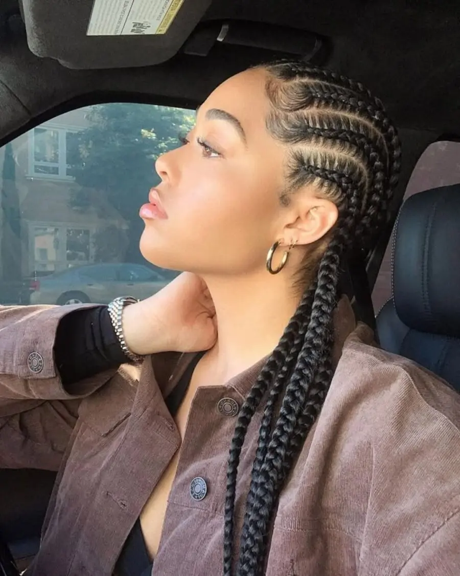Stylish Cornrows for Effortless Chic Vibes