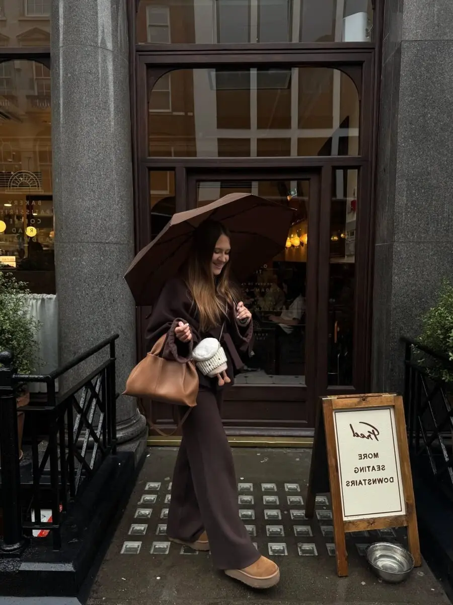 Chic and Cozy Rainy Day Ensemble