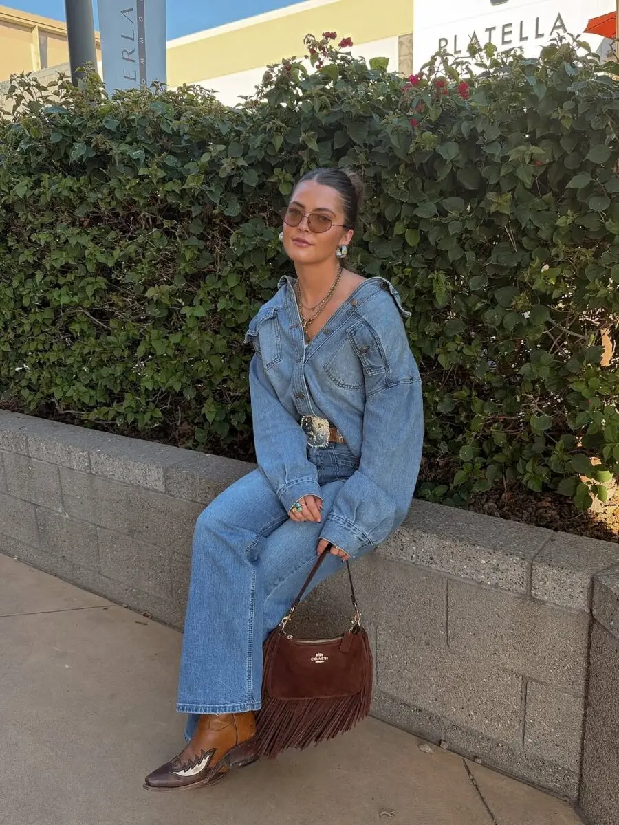 Chic modern western look with a twist