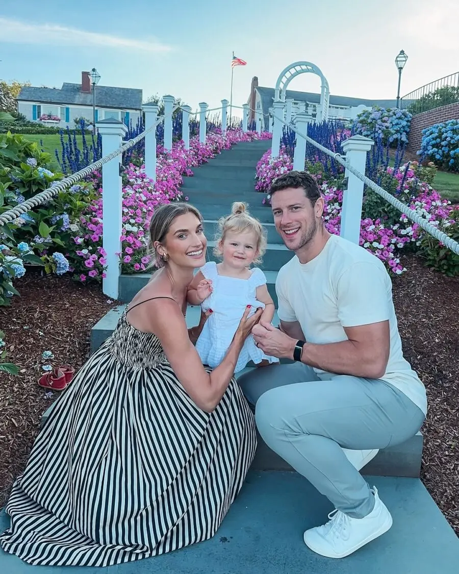 Chic family photo with stylish outfits