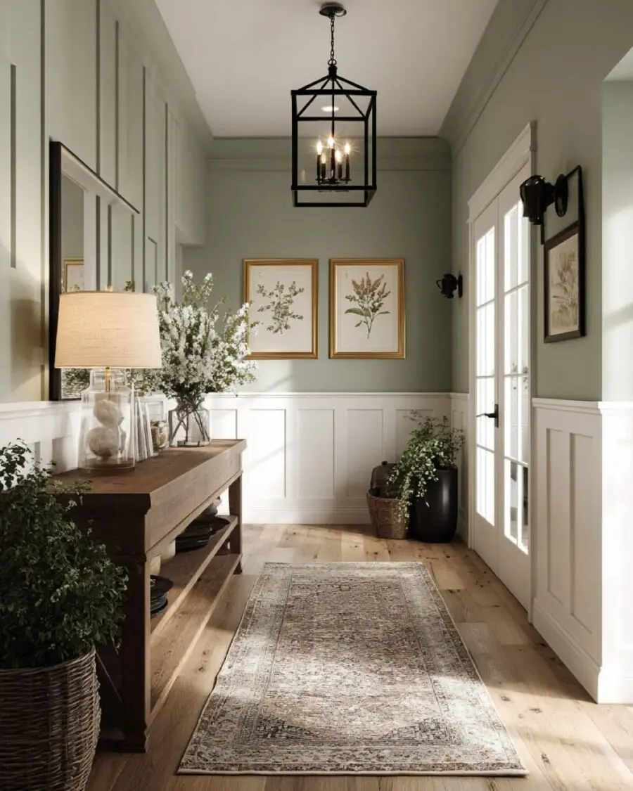 Warm and Inviting Hallway Decor Idea