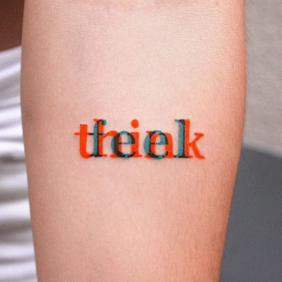 Playful lettering embodies mindful creativity.