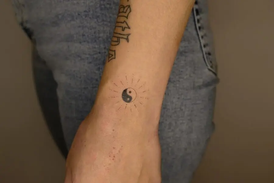 Embrace balance with this yin-yang design