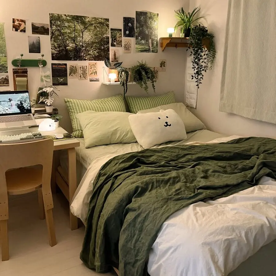 Charming minimalist room with nature-inspired decor