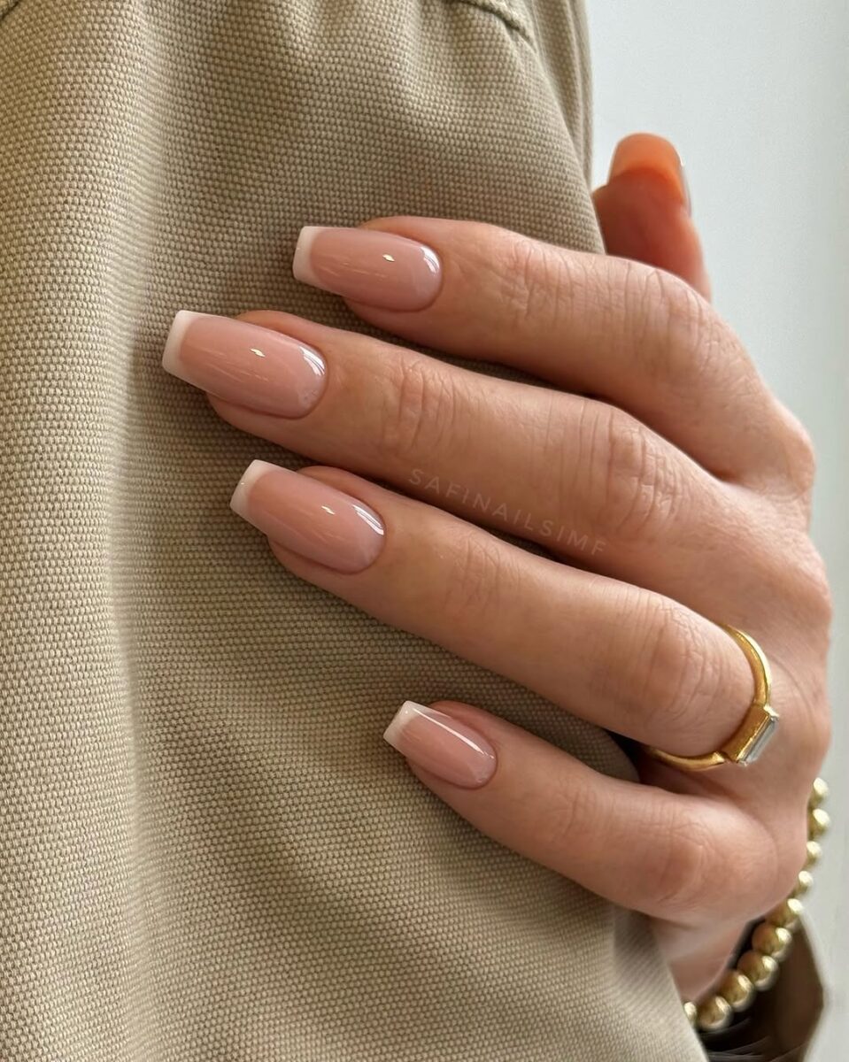 Elegant French Manicure for the Office