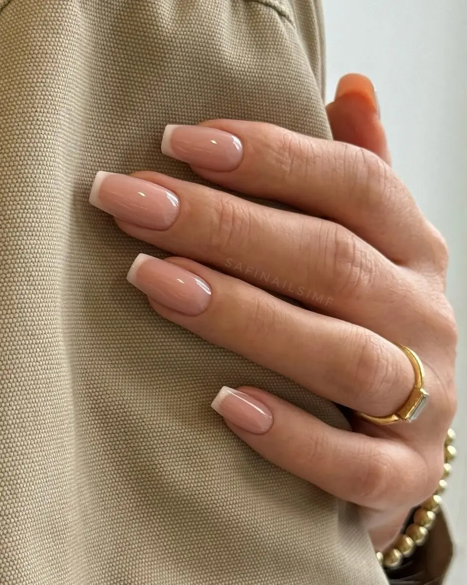 Elegant French Manicure for the Office